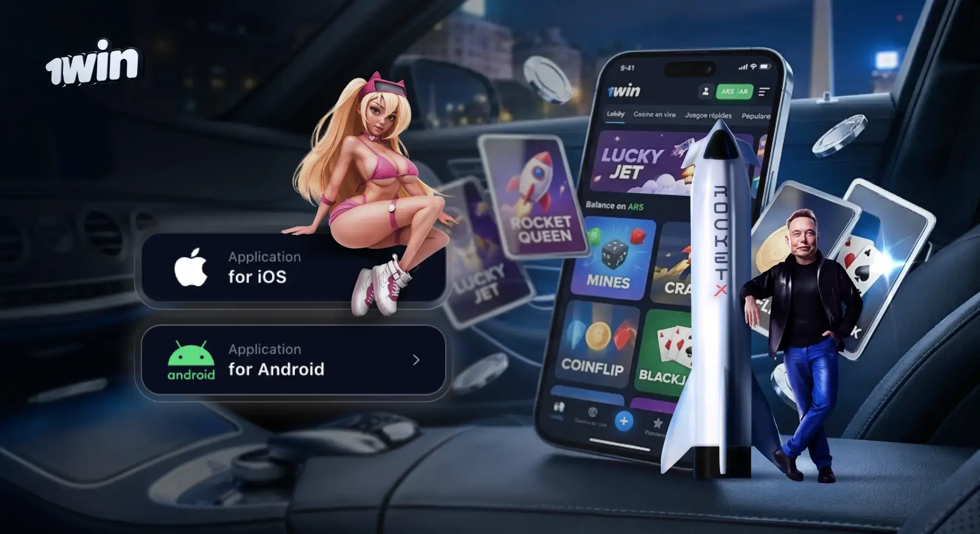 App de 1win disponible para Android