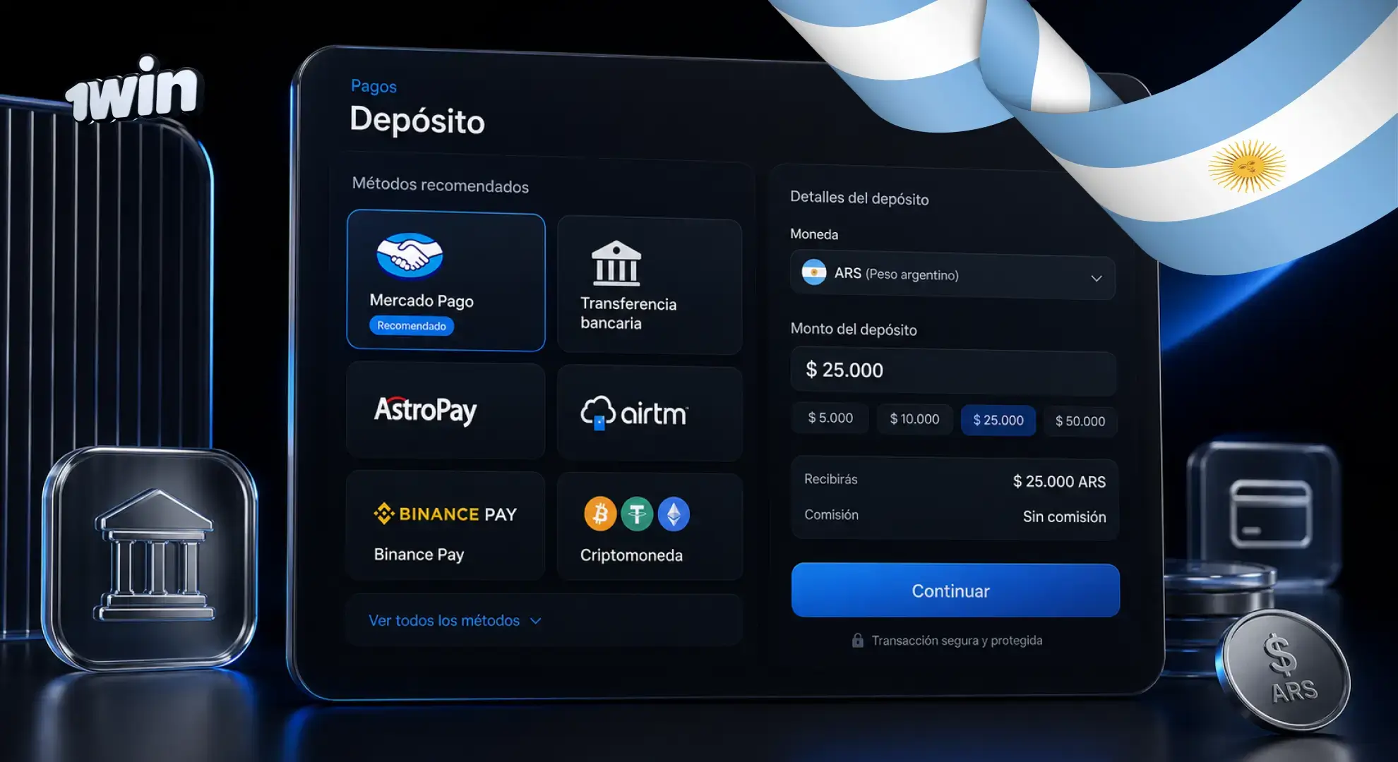 Depósito en cripto