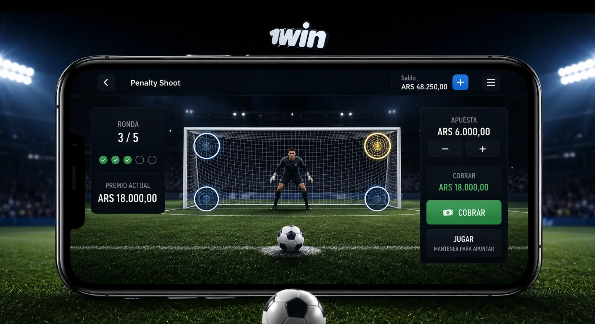 Jugá Penalty Shoot-Out en 1win Argentina